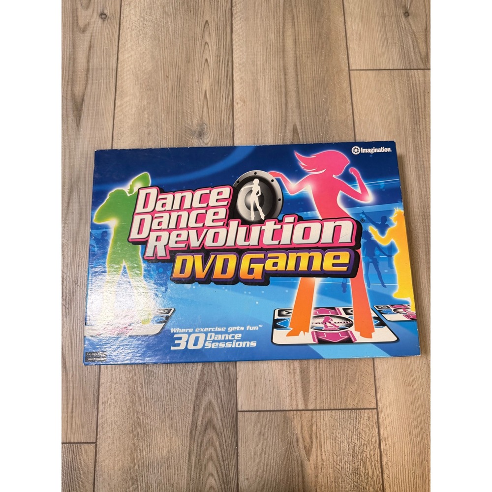 Dance Dance Revolution DVD Game Imagination 2 Mats 30 Sessions‎ 2006 Open Box